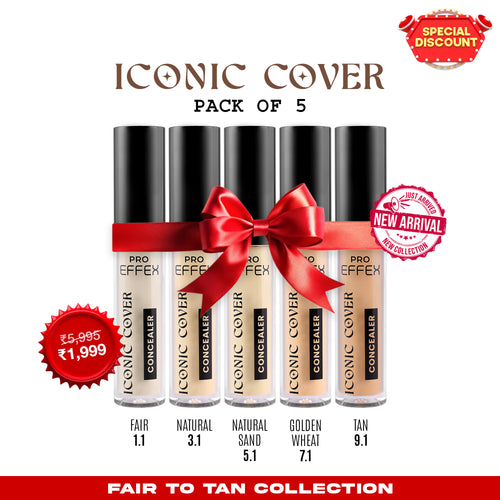 Full Coverage Concealer Pack of 5 - Fair to Tan