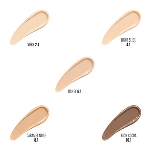 Full Coverage Concealer Pack of 5 - Ivory to Cocoa