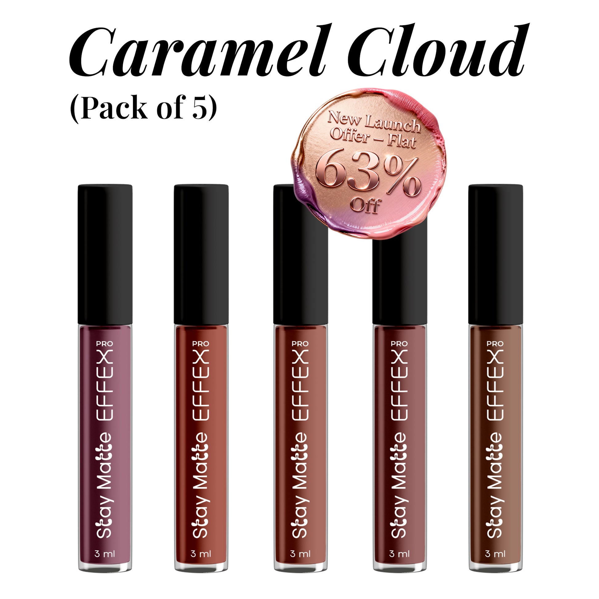 Stay Matte - Caramel Cloud (Pack of 5)
