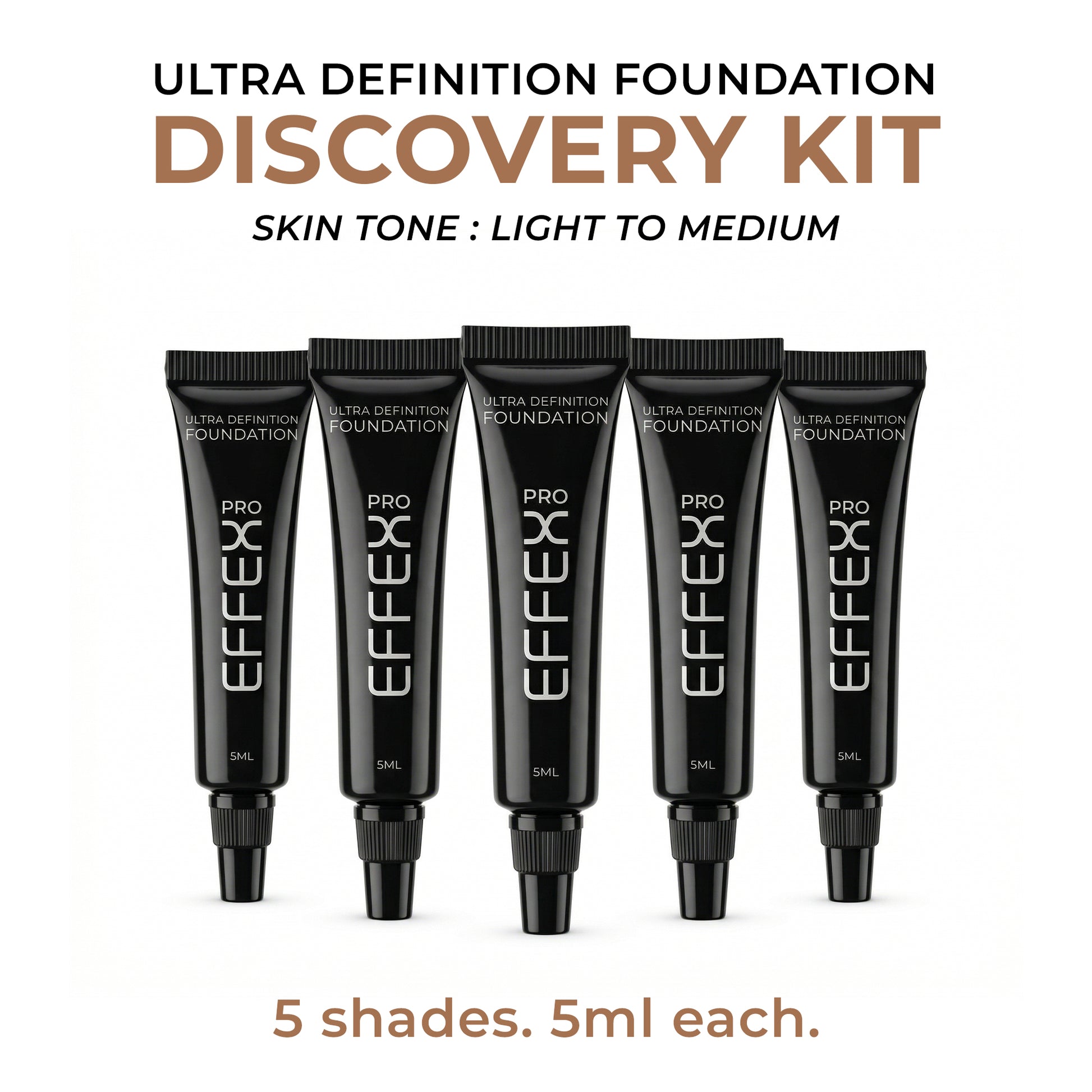 Ultra Definition Foundation Discovery Kit (Light to Medium Skin Tones)