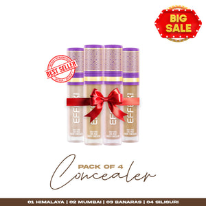 Pack of 4 - High Cover Liquid Concealer