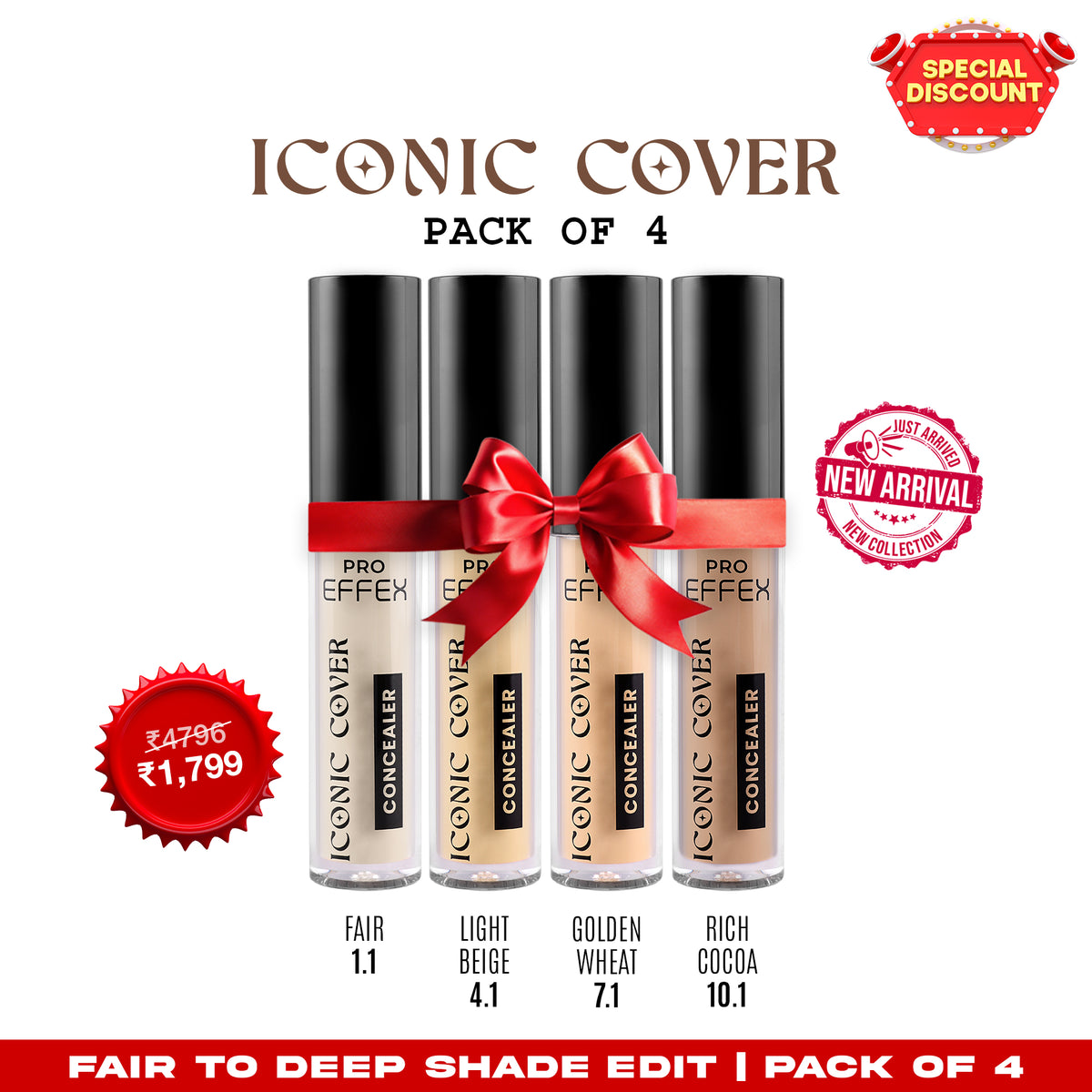 Fair to Deep Shade Edit | Pack of 4
