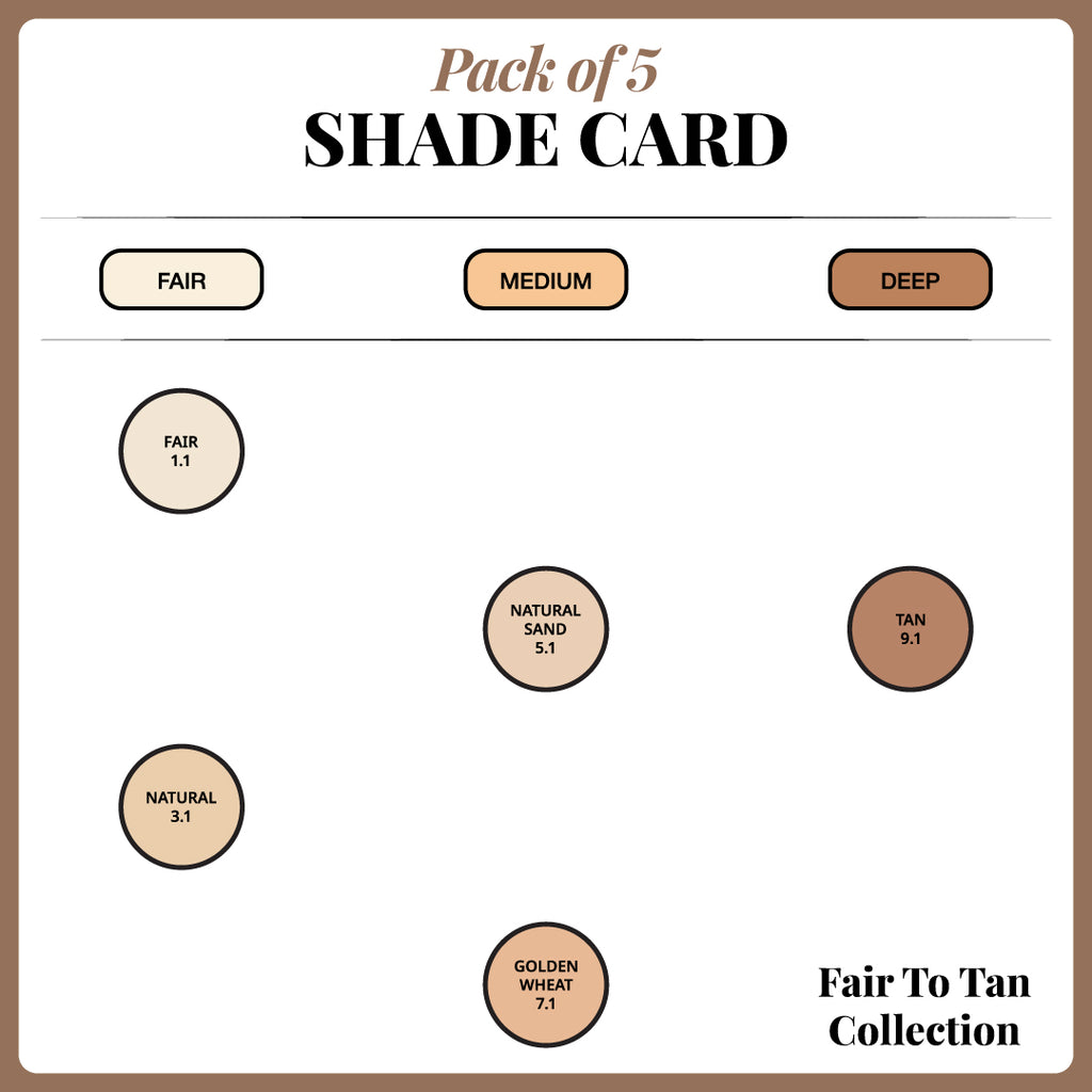 THE ICONIC 5™ – FAIR TO TAN