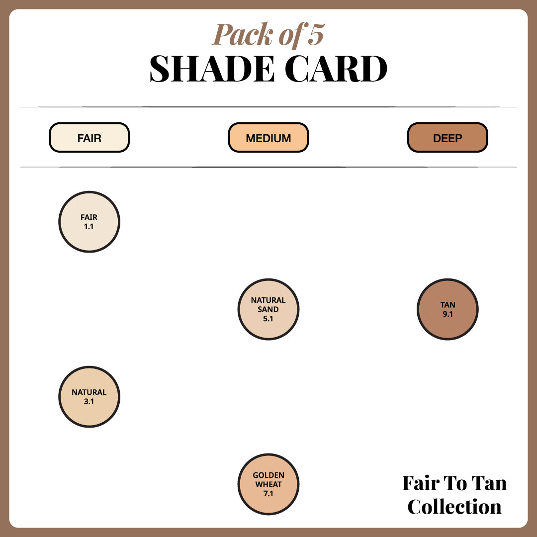 THE ICONIC 5™ – FAIR TO TAN