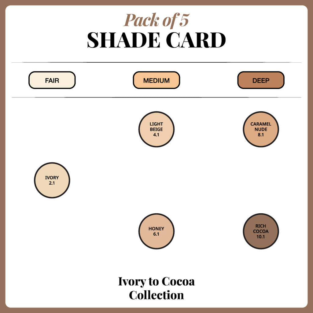 THE ICONIC 5™ – IVORY TO COCOA
