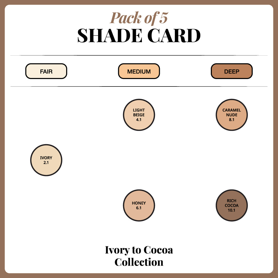 THE ICONIC 5™ – IVORY TO COCOA