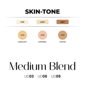 UD Foundation Trio – Medium Blend (UD03/06/09)