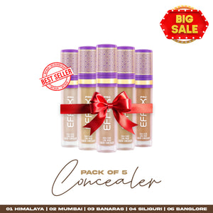 Pack of 5 - High Cover Liquid Concealer