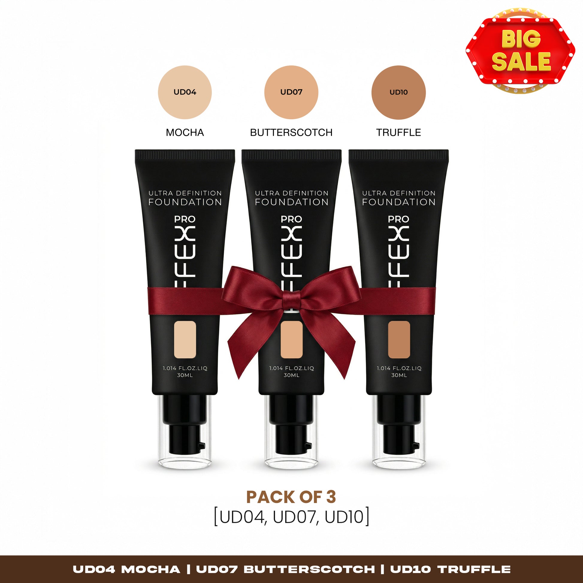 UD Foundation Trio – Deep Blend (UD04/07/10)