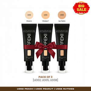 UD Foundation Trio – Light Blend (UD02/05/08)