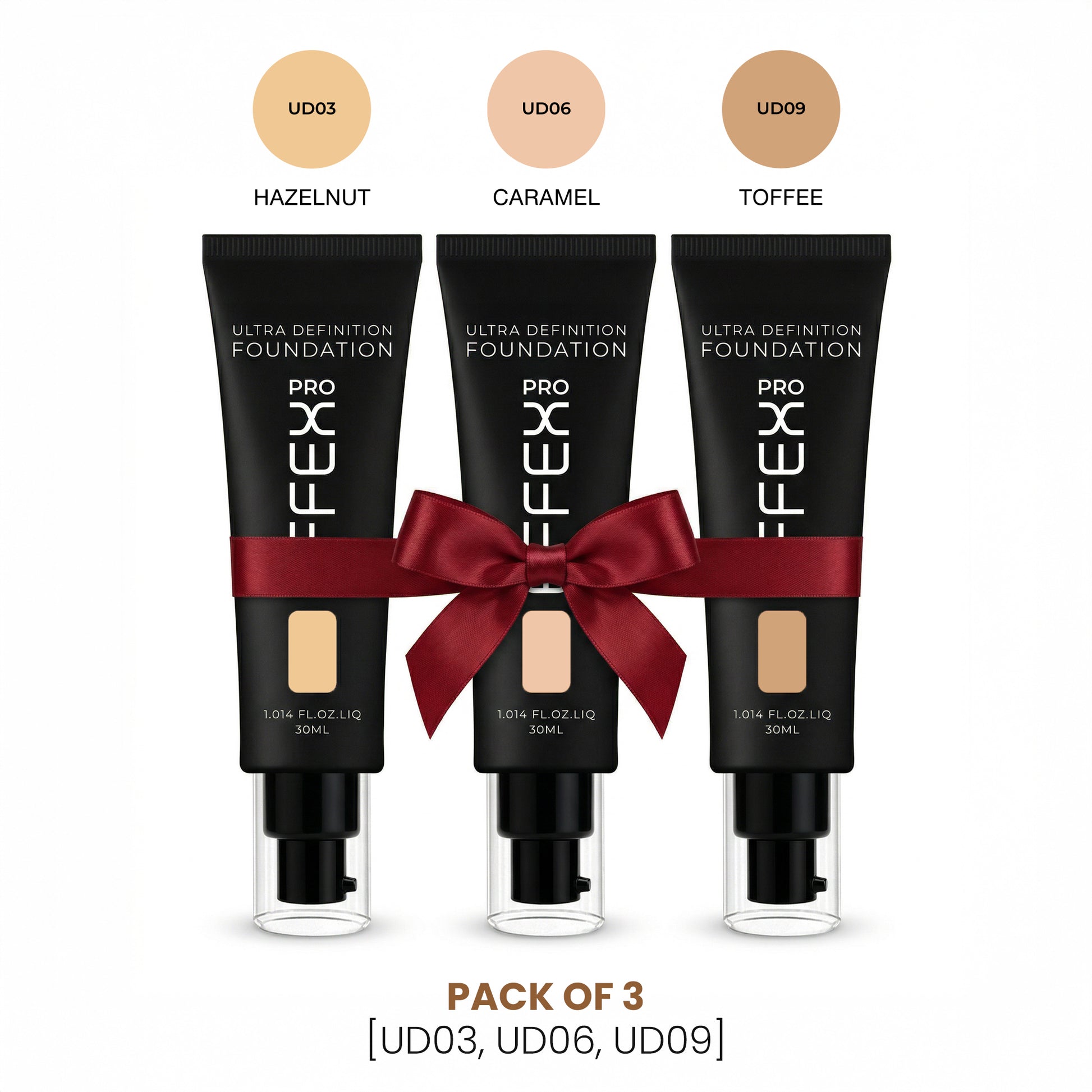 UD Foundation Trio – Medium Blend (UD03/06/09)
